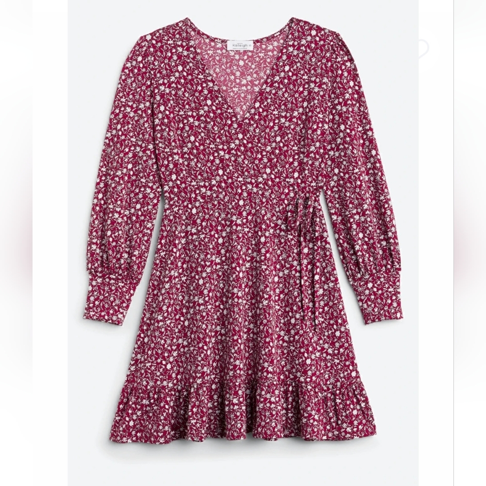 Pamela Knit Faux Wrap Dress